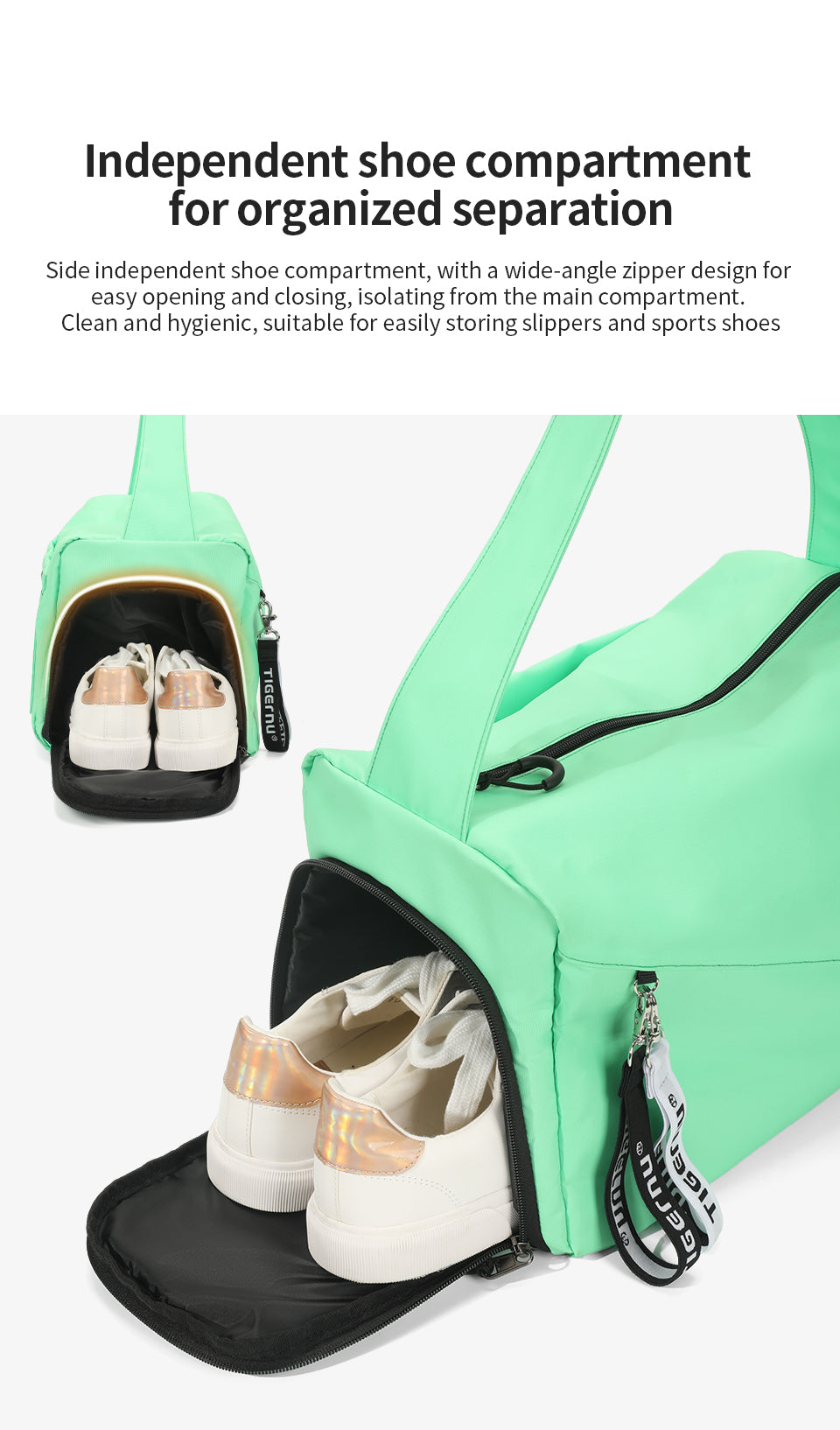 Tigernu High-end Leisure Sport Backpack Wholesale Hot Sell Factory Fast Delivery Waterproof Large Capacity Sport Gym Bag With Shoes Bag