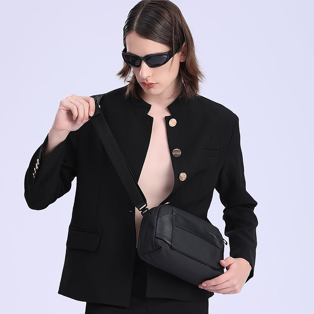 Waterproof Shoulder Wholesale Custom Anti Theft Nylon Men Crossbody Sling Bag