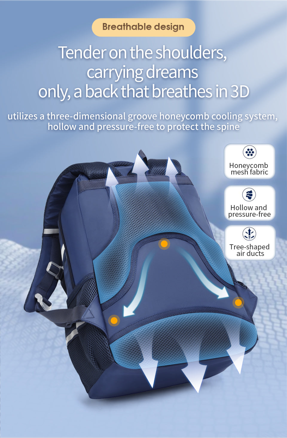 Tigernu High Quality Lightweight Waterproof Student Backpack Large Capacity Oxford Spine Protection Zipper Breathable Safe for Campus
