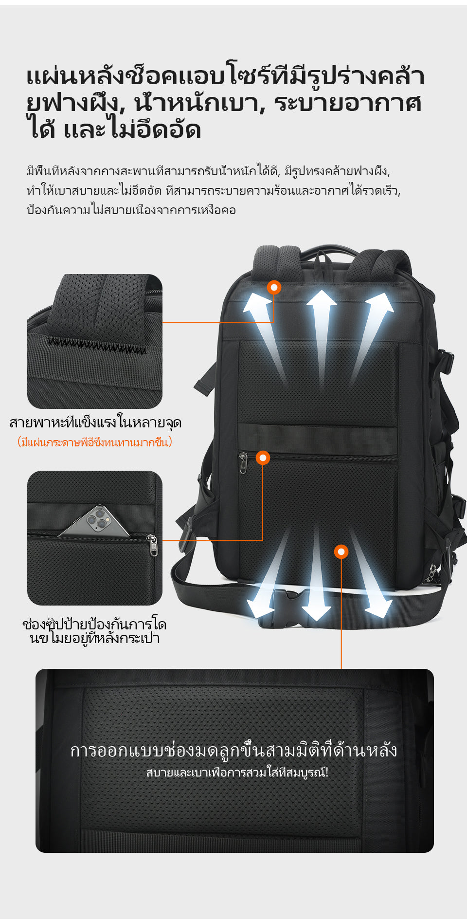 Tigernu Outdoor Waterproof Rain Cover Multifunctional Professional Tripod Holder Large Camera Backpack With Laptop Compartment