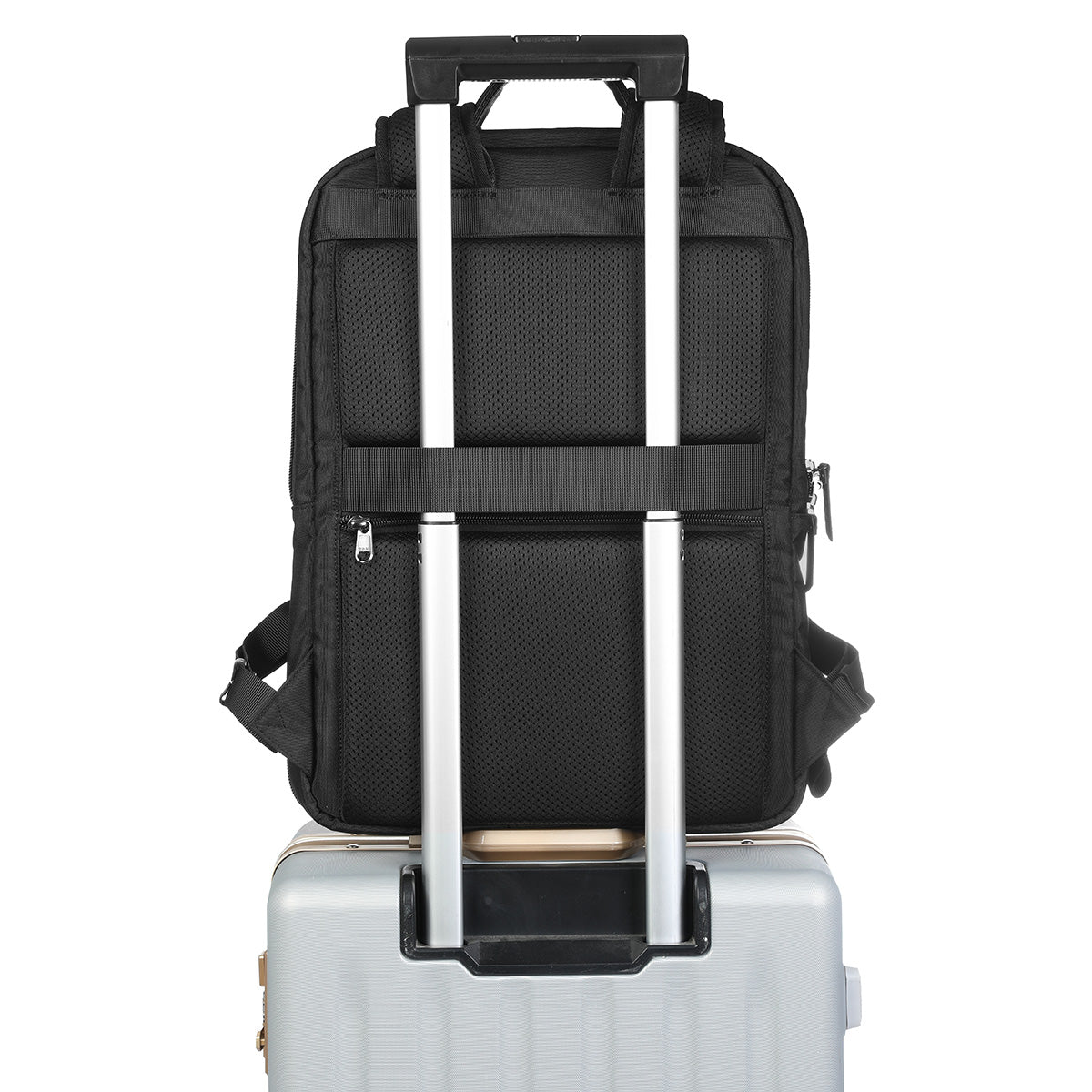 Tigernu Fashion Daily Portable Lightweight Laptop Bag Nylon S-Shaped Ergonomic Dynamic Expansion Men's Backpacks Backpack for Men