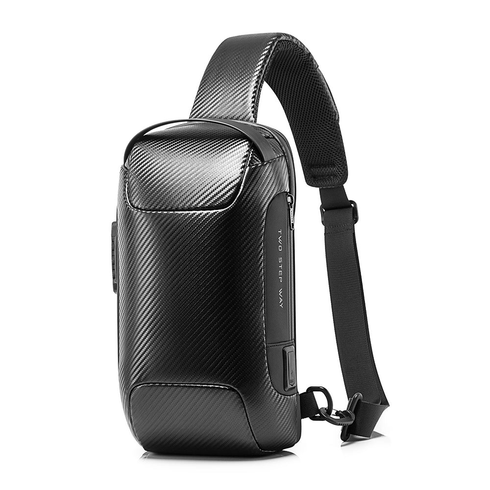unisex polyester waterproof unique wholesale anti theft crossbody men sling bags