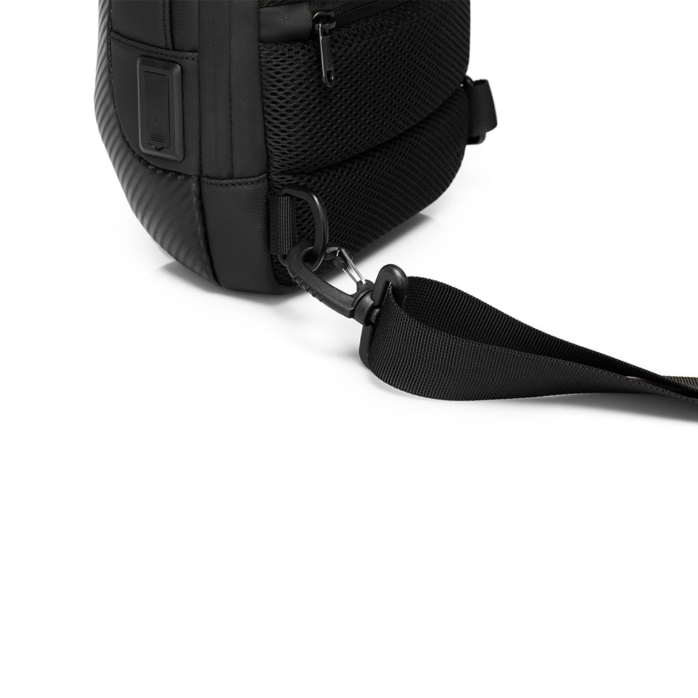 unisex polyester waterproof unique wholesale anti theft crossbody men sling bags