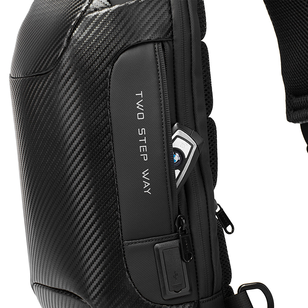 unisex polyester waterproof unique wholesale anti theft crossbody men sling bags