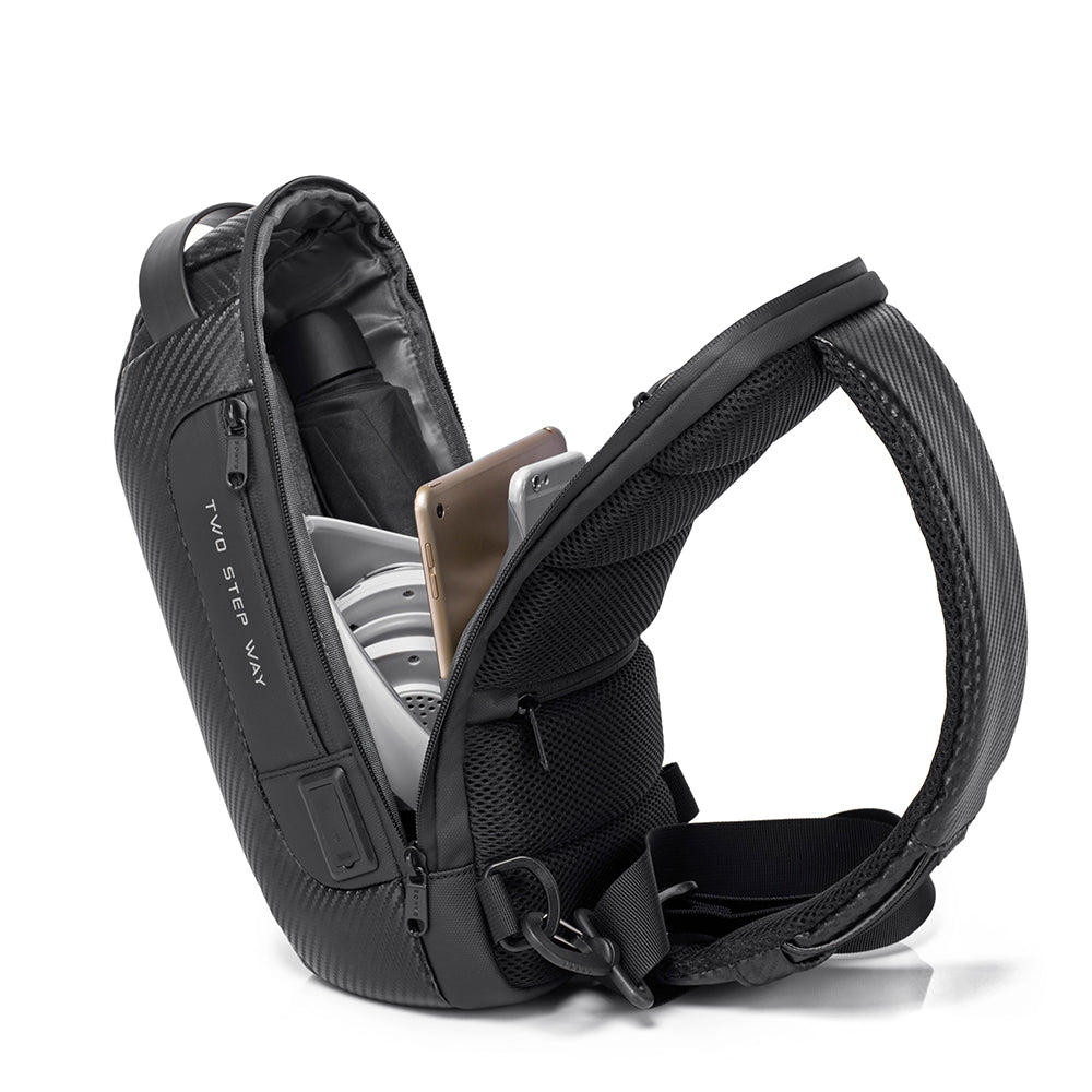 unisex polyester waterproof unique wholesale anti theft crossbody men sling bags
