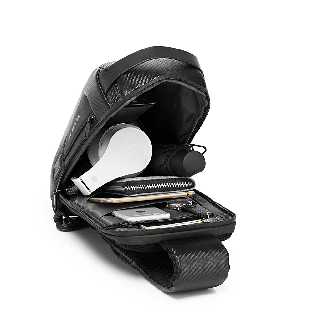 unisex polyester waterproof unique wholesale anti theft crossbody men sling bags