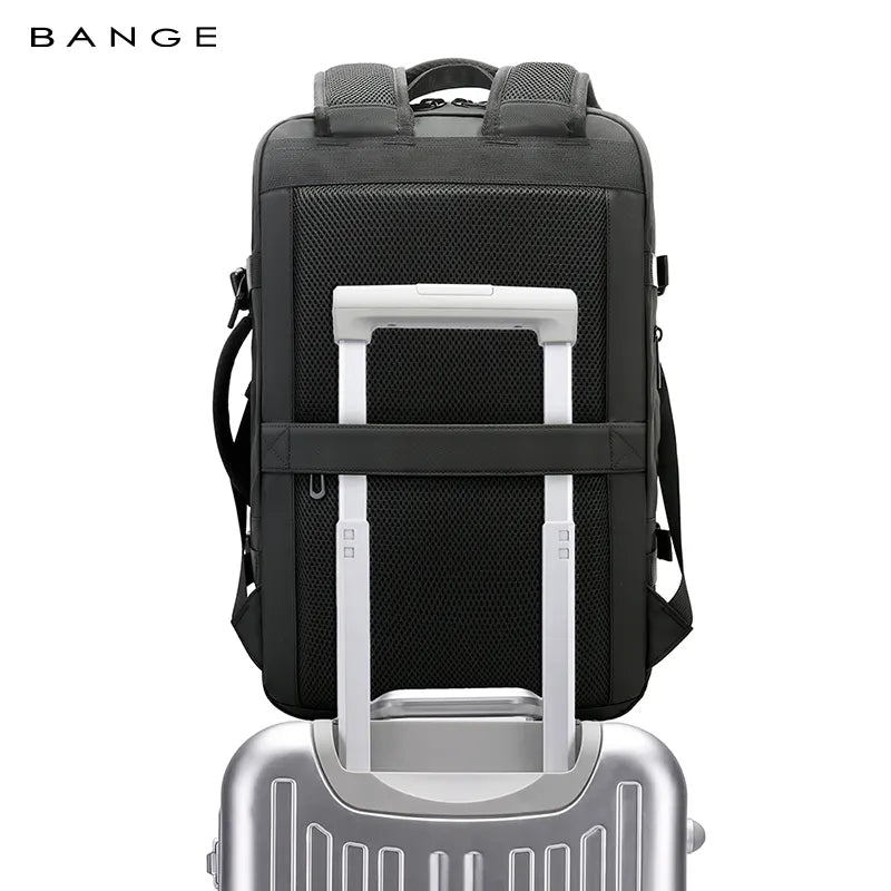 Design Multifunction Business Expandable Travel Men Waterproof Laptop Backpack