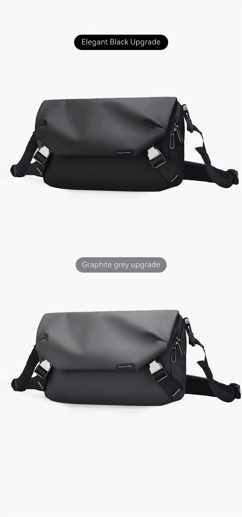 Mark Ryden Waterproof Multi-layer Messenger Bag Comfortable Large Capacity High Quality Durable Crossbody Bag Chest Sling