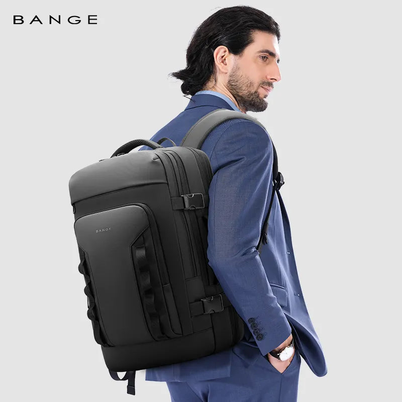 Design Multifunction Business Expandable Travel Men Waterproof Laptop Backpack