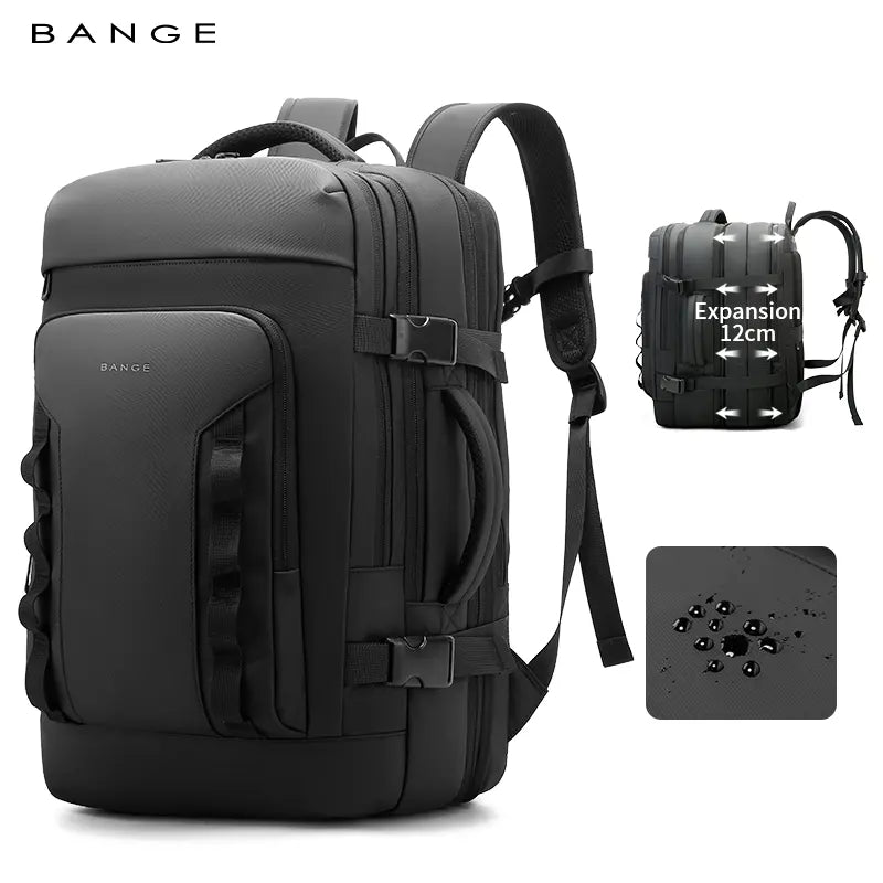 Design Multifunction Business Expandable Travel Men Waterproof Laptop Backpack