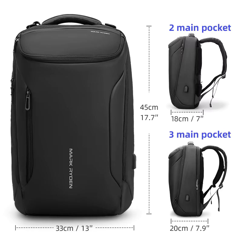Ryden Backpack Bag Manufacturer Men Mochila De Viaje 17 Inch Laptop Backpacks Anti-theft