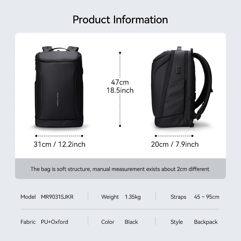 Mark Ryden Factory WholesaleBackpacks Men's Travel Bags Laptop Backpacks Anti-theft Customisable Laptop Bags