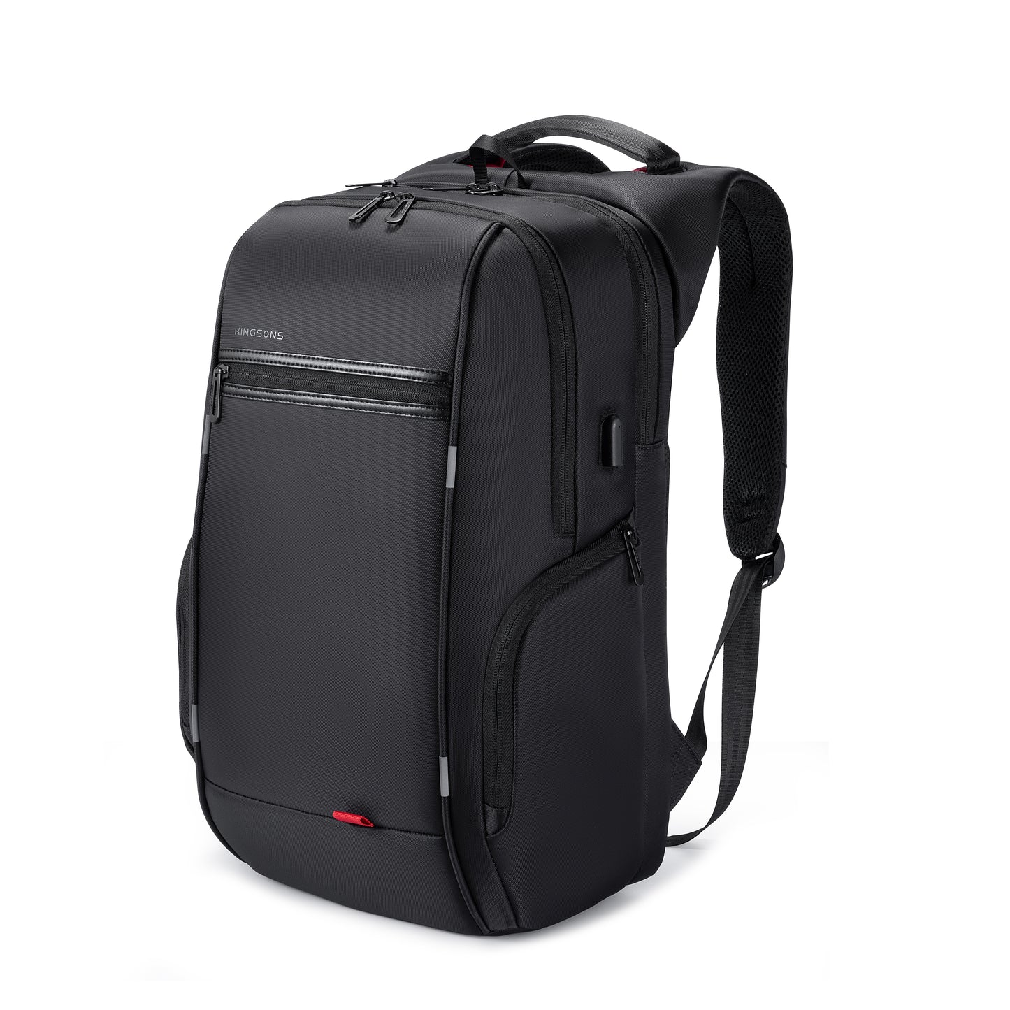 Kingsons Warming Briefcases two size 15.6 & 17 Inch Laptop Bag Travel USB Charging Backpack