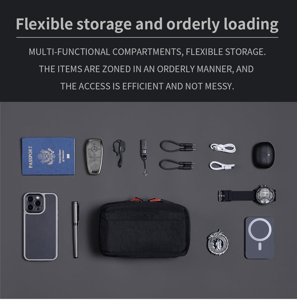 Kingsons Essential Data Storage Travel Bag,