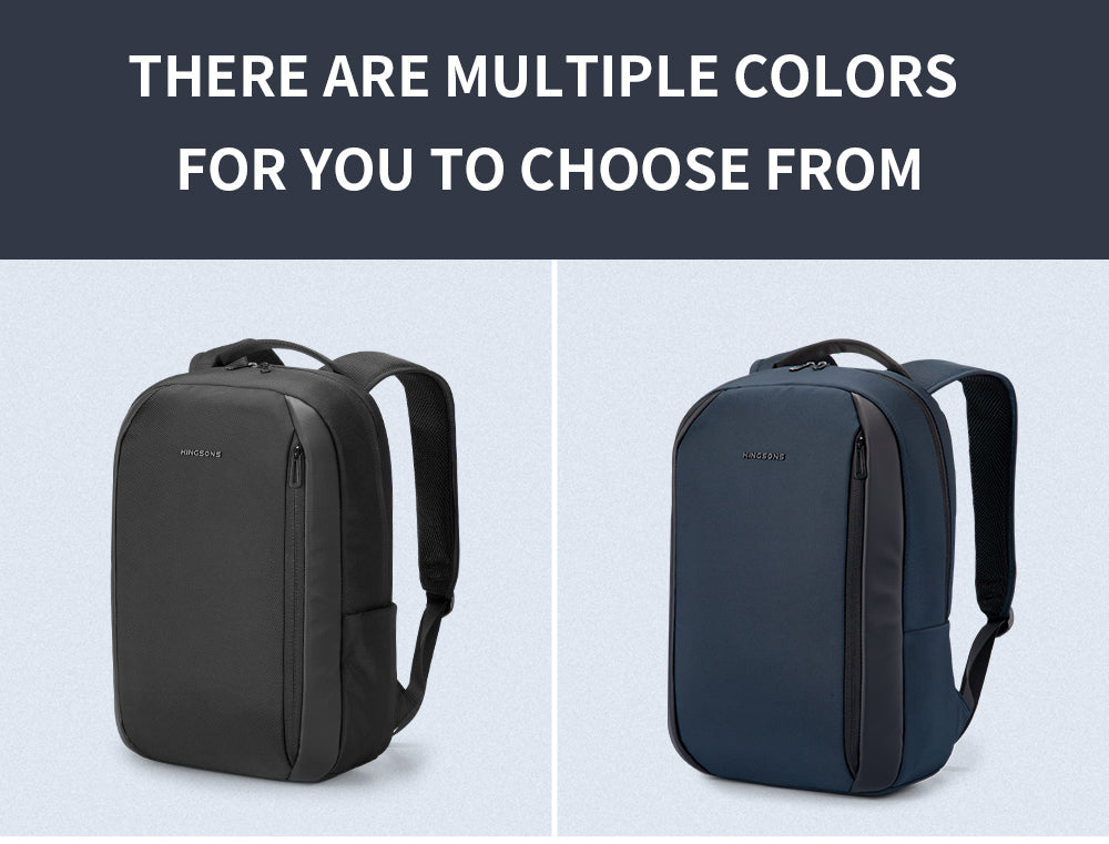 Kingsons Large Capacity Durable Business Laptop Backpack Leather Laptop Backpack Custom logo Waterproof Backpack School Bags