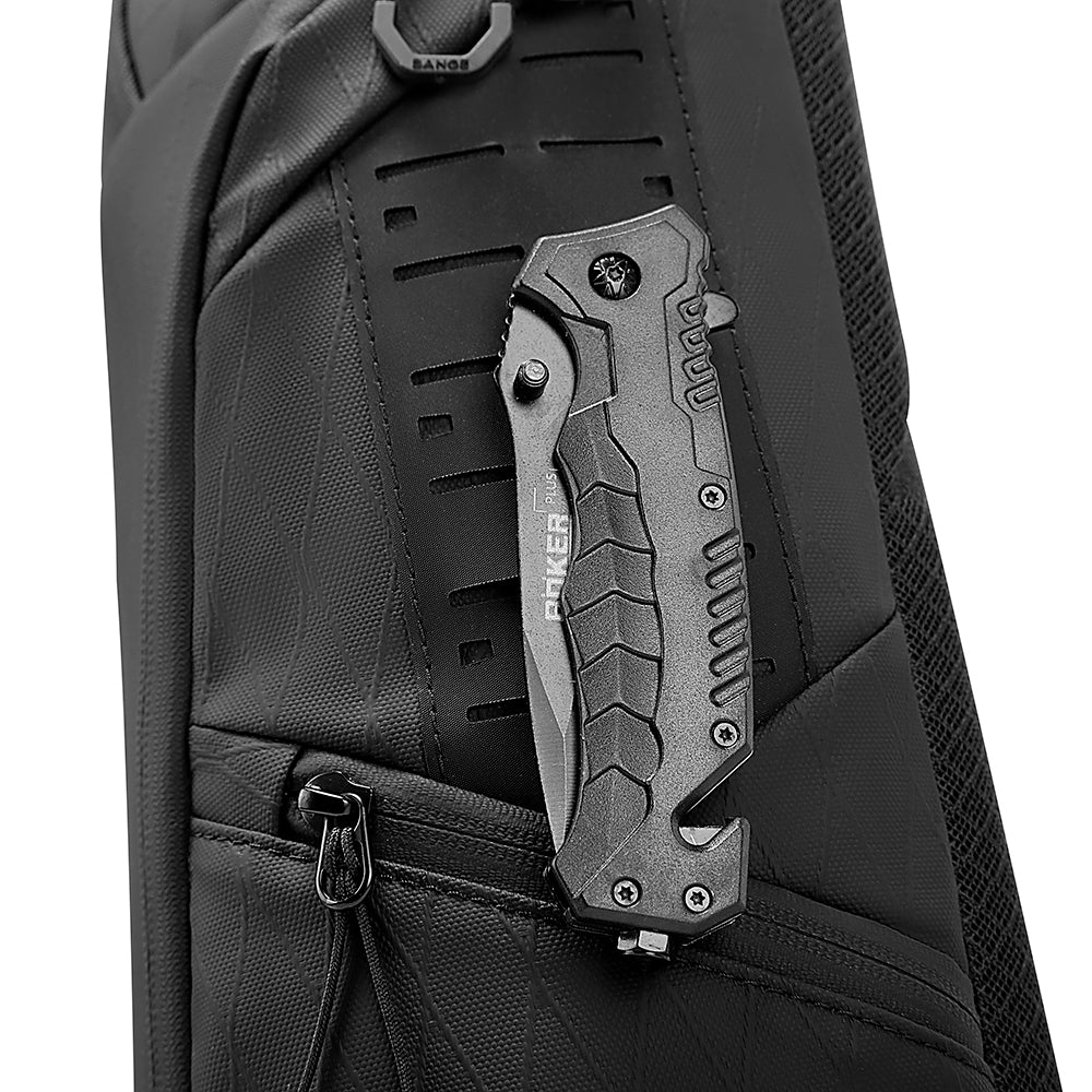 BANGE New Premium Multifunction Trendy Hiking Wholesale Crossbody Waterproof Men Sling Bag