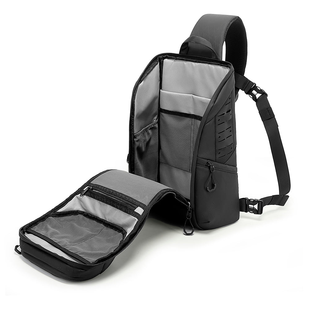 BANGE New Premium Multifunction Trendy Hiking Wholesale Crossbody Waterproof Men Sling Bag