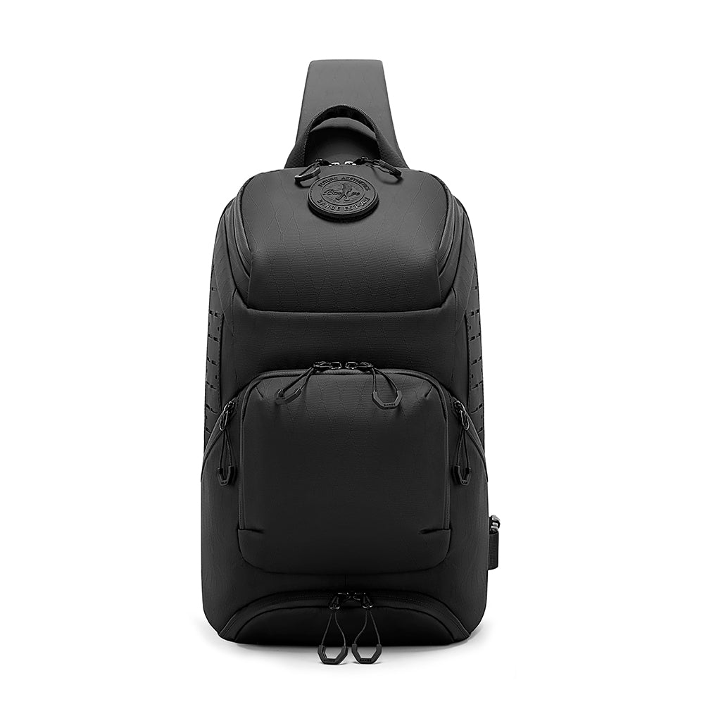 BANGE New Premium Multifunction Trendy Hiking Wholesale Crossbody Waterproof Men Sling Bag