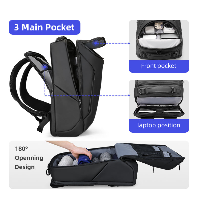 Ryden Backpack Bag Manufacturer Men Mochila De Viaje 17 Inch Laptop Backpacks Anti-theft
