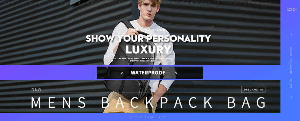 Tigernu Smart Storage Multicolor Backpack 14inch Ergonomic Waterproof Men's Outdoor Bag Men's Backpacks Backpack for Men