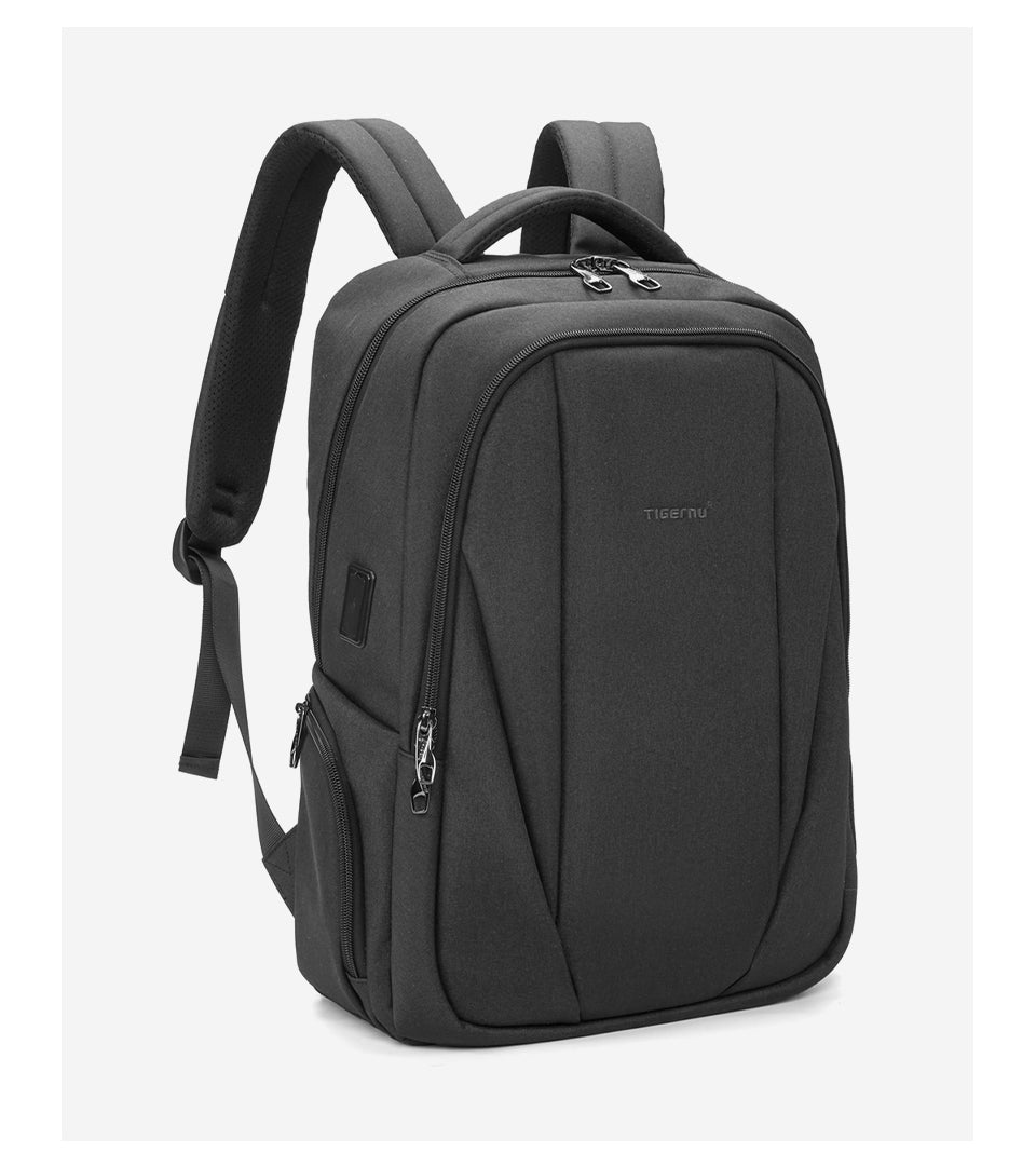 Tigernu High Quality Wholesale 15.6 Inch Computer Compartment Nylon USB Breathable Lightweight Waterproof Outdoor Travel Bag