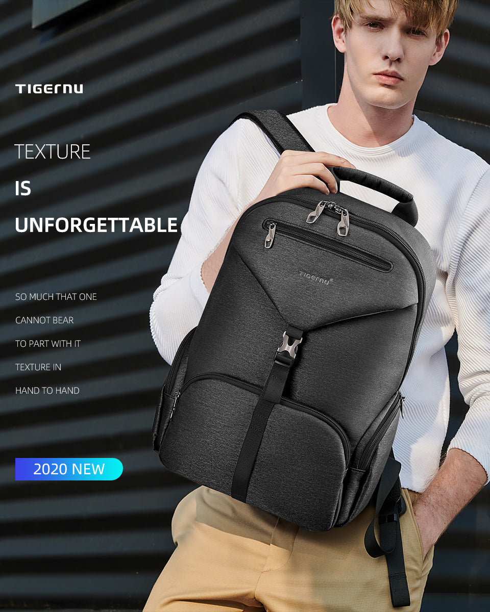Tigernu Smart Storage Multicolor Backpack 14inch Ergonomic Waterproof Men's Outdoor Bag Men's Backpacks Backpack for Men