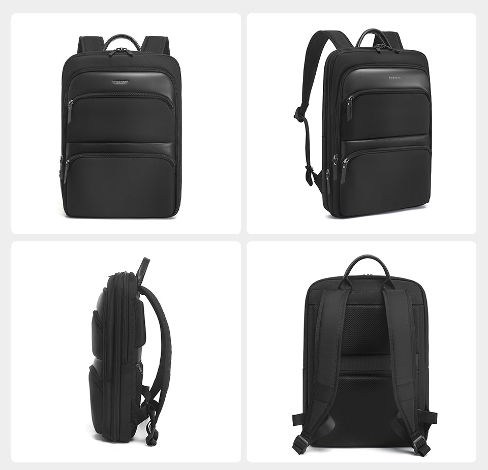 Tigernu Fashion Daily Portable Lightweight Laptop Bag Nylon S-Shaped Ergonomic Dynamic Expansion Men's Backpacks Backpack for Men
