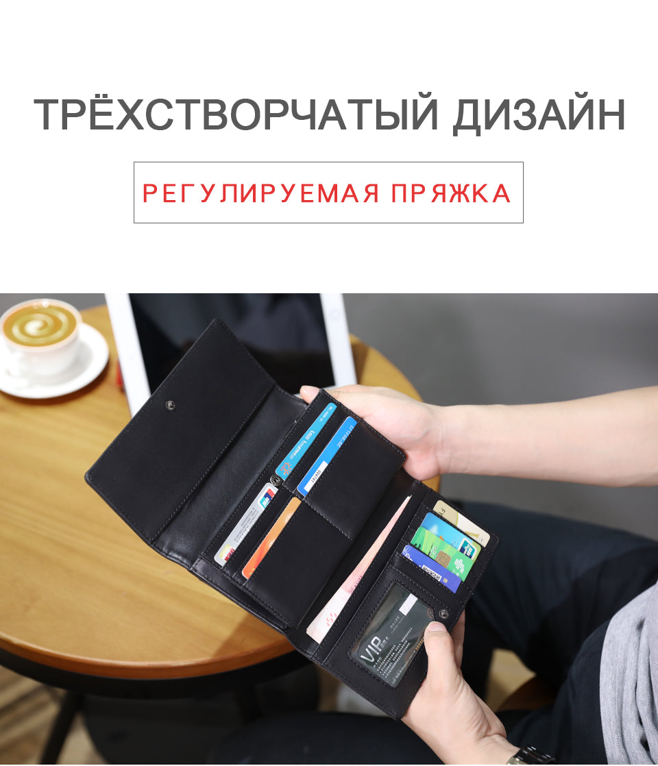 Tigernu Fashion Boutique 10 Inch Cationic Waterproof Oxford Cloth Waterproof Stain Resistant Universal Versatile Work Men's Wallet