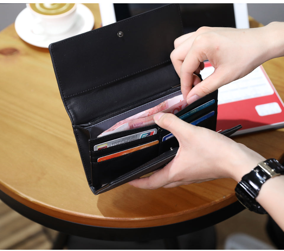 Tigernu Fashion Boutique 10 Inch Cationic Waterproof Oxford Cloth Waterproof Stain Resistant Universal Versatile Work Men's Wallet