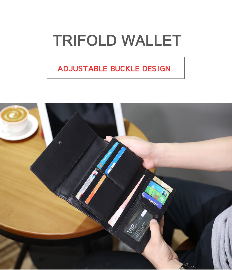 Tigernu Fashion Boutique 10 Inch Cationic Waterproof Oxford Cloth Waterproof Stain Resistant Universal Versatile Work Men's Wallet