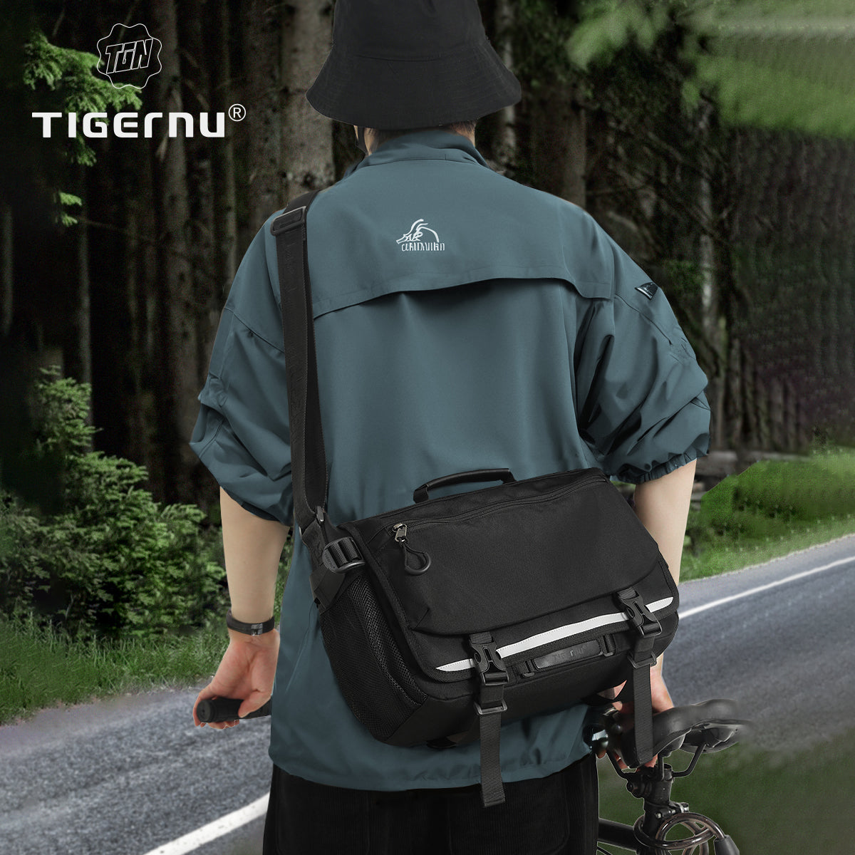 Tigernu Multi Pocket News Camera Bag with Adjustable Strap Garment Sport Bag Sneaker Custom Sales Travel Crossbody Bag