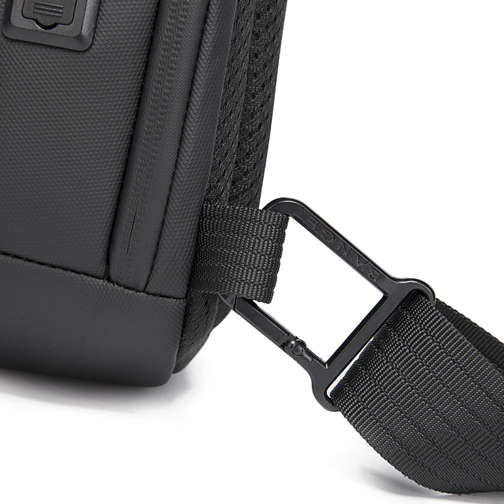 BANGE usb men travel outdoor waterproof portable men small shoulder crossbody sling bag crossbody sling bag