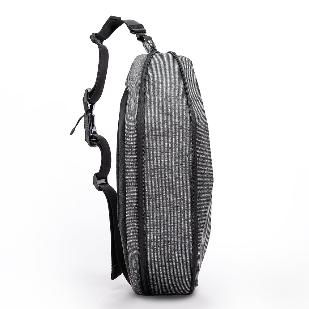 irregular trendy custom crossbody korean waterproof men sling bag