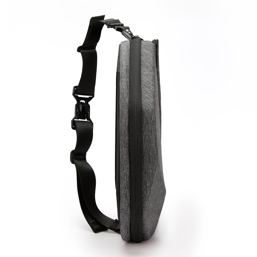 irregular trendy custom crossbody korean waterproof men sling bag