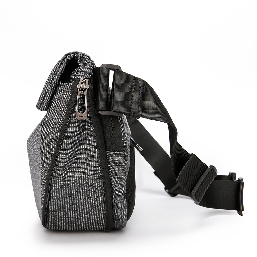 irregular trendy custom crossbody korean waterproof men sling bag