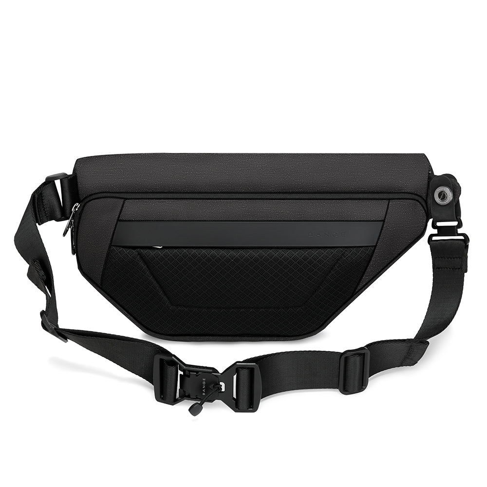 irregular trendy custom crossbody korean waterproof men sling bag