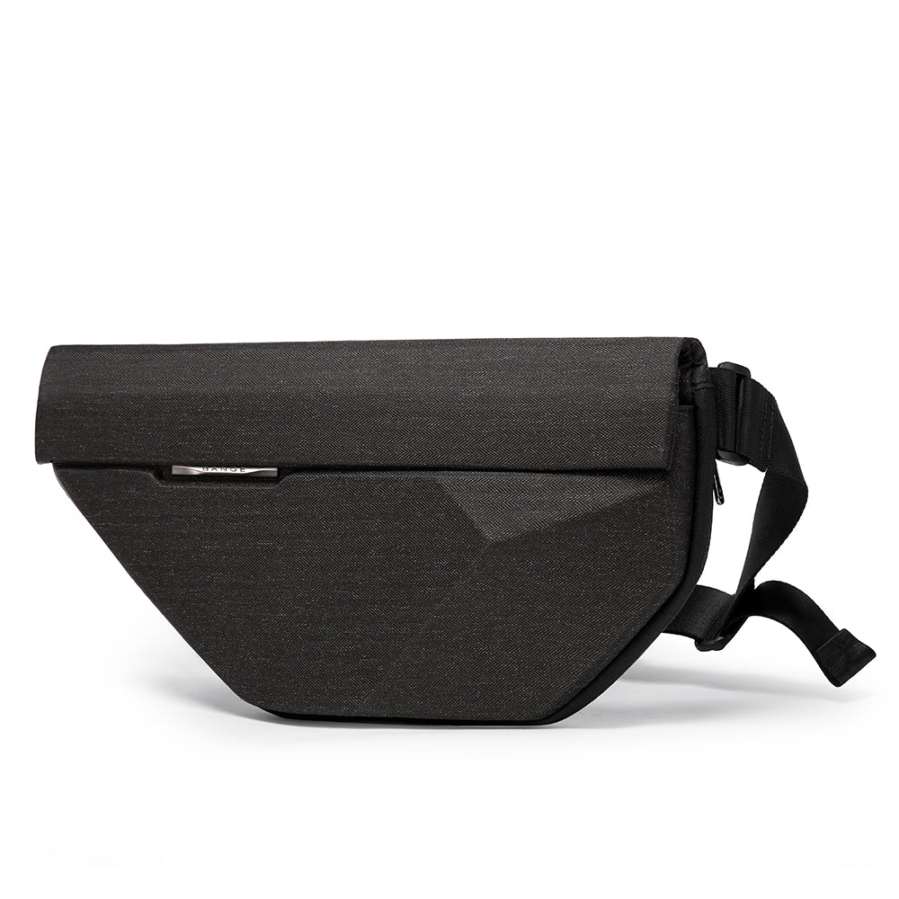 irregular trendy custom crossbody korean waterproof men sling bag