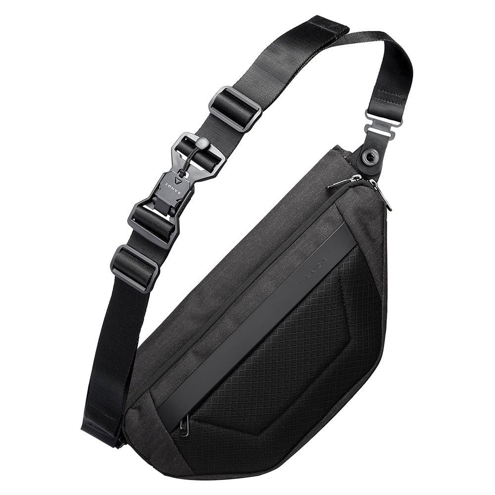 irregular trendy custom crossbody korean waterproof men sling bag