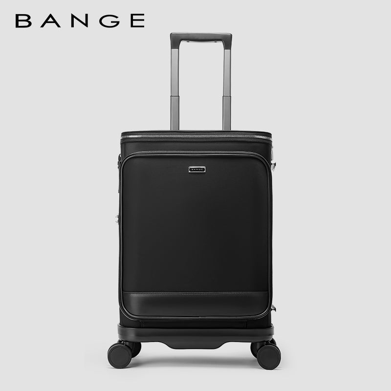 ANGE Unisex 360 Degree Silent Glide Wheels TSA Lock Premium 20inch Carry on Multifunction Travel Luggage