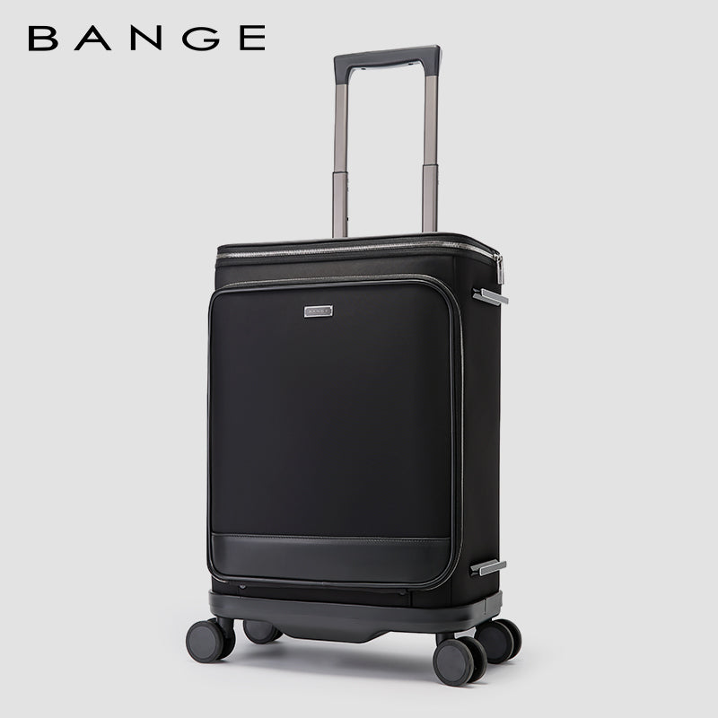 ANGE Unisex 360 Degree Silent Glide Wheels TSA Lock Premium 20inch Carry on Multifunction Travel Luggage