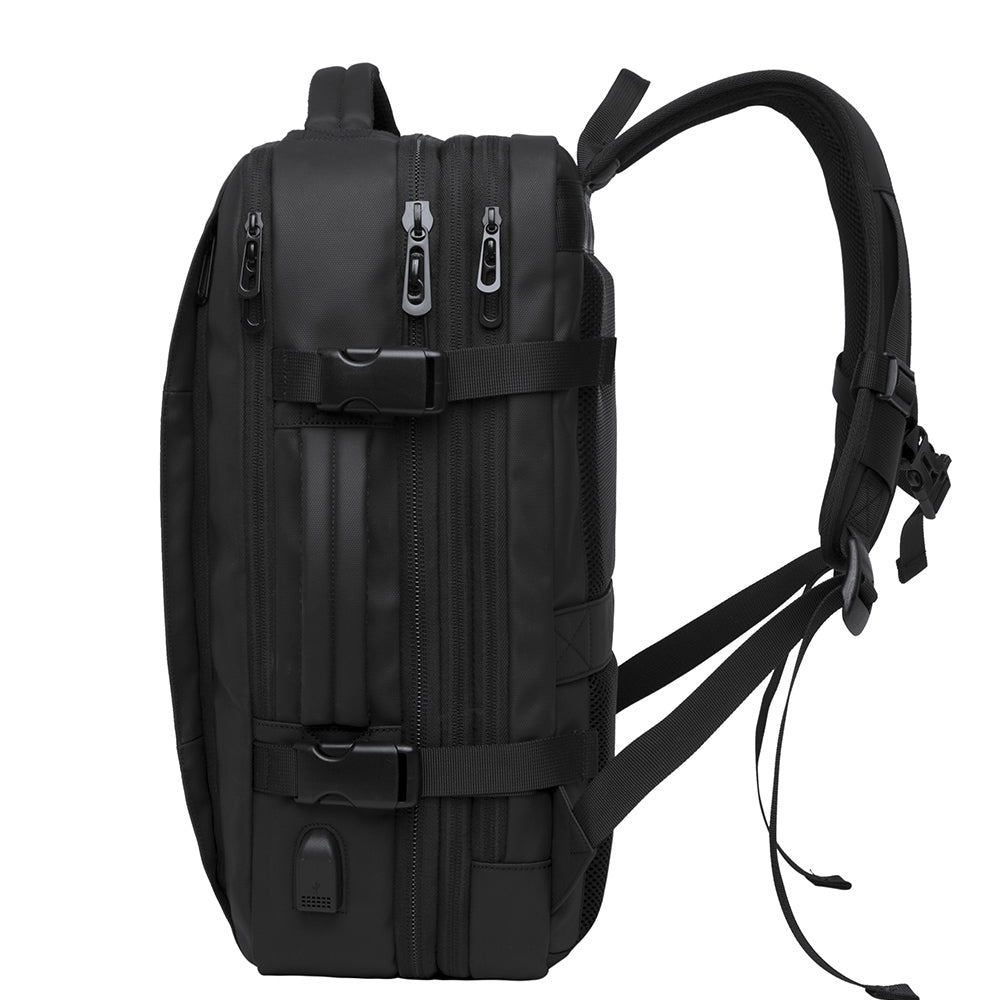 15.6inch usb waterproof notebook expandable travel backpacks bags 36L