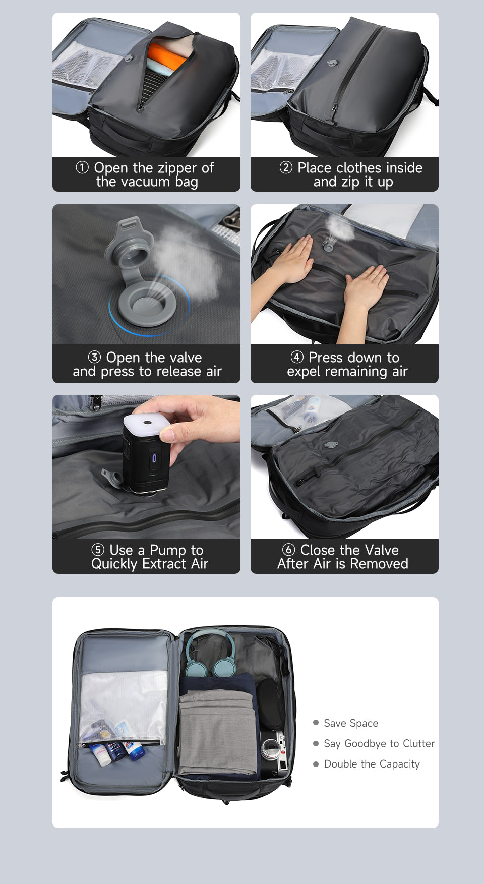 TIGERNU Expansion Layer 17 Inch Breathable Honeycomb Backboard Anti-theft Rainstorm Waterproof Travel Vacuum Backpack
