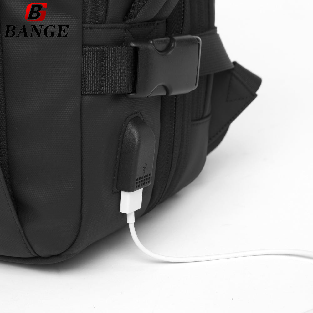 15.6inch usb waterproof notebook expandable travel backpacks bags 36L