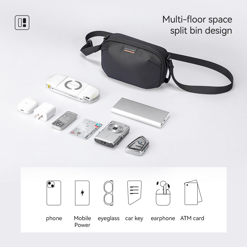 Mark Ryden Sale Men's Crossbody Bag Wholesale Multifunctional Outdoor Sports Shoulder Bag Business Trip Wash Bag