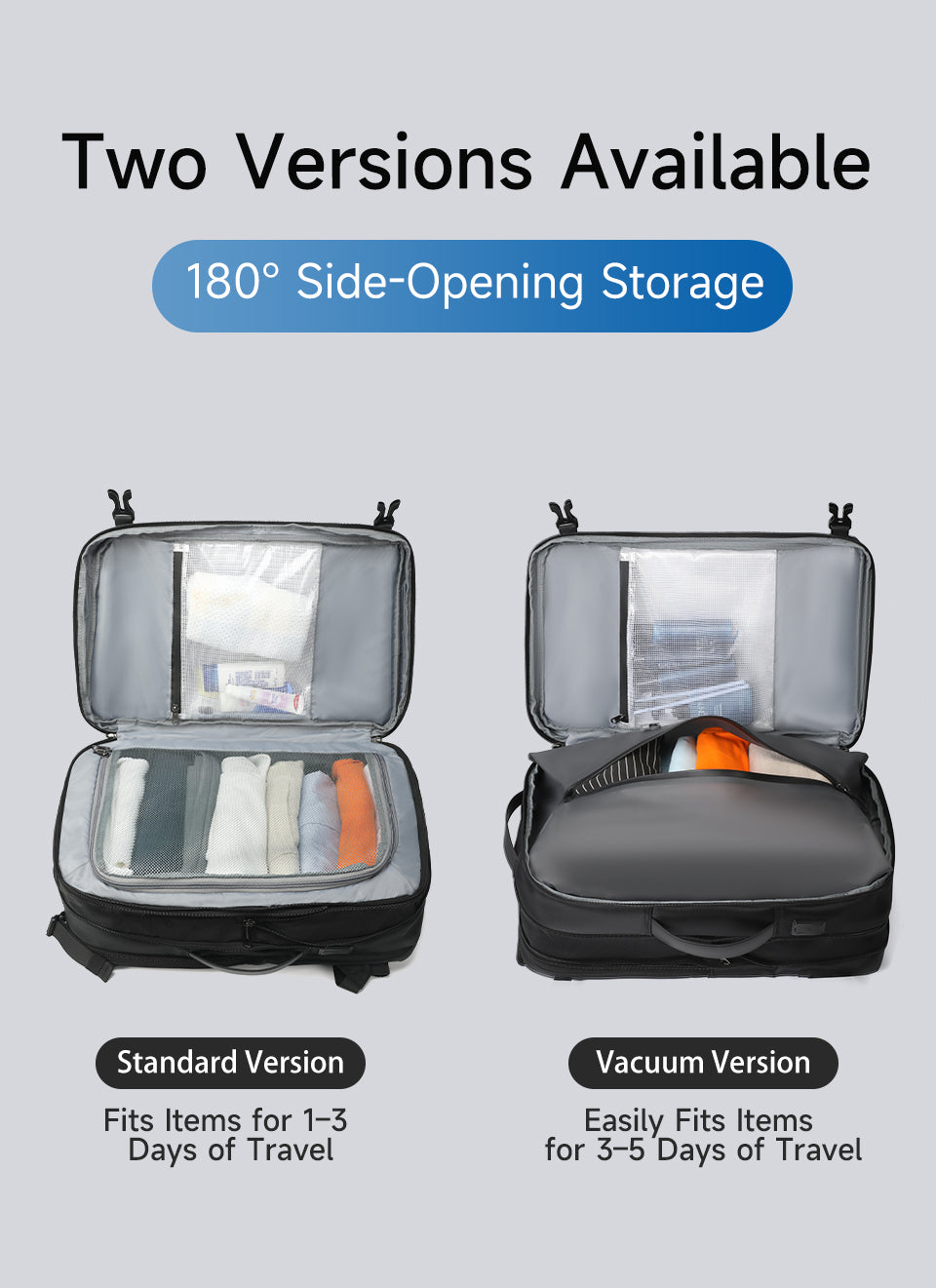 TIGERNU Expansion Layer 17 Inch Breathable Honeycomb Backboard Anti-theft Rainstorm Waterproof Travel Vacuum Backpack