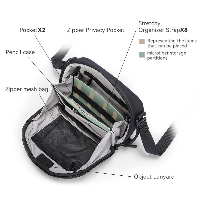 Mark Ryden Sale Men's Crossbody Bag Wholesale Multifunctional Outdoor Sports Shoulder Bag Business Trip Wash Bag
