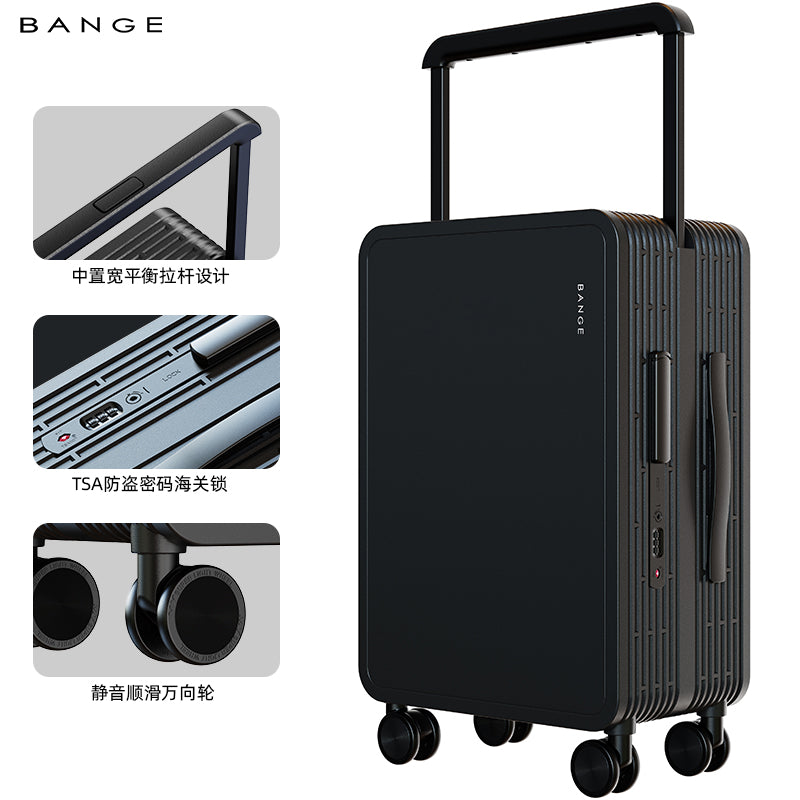 BANGE Stylish 20inch & 24 inch Anti-theft Carry-on Suitcase Luggage for Business Travel