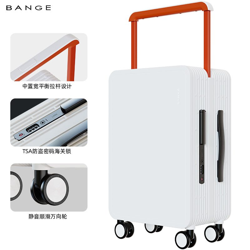 BANGE Stylish 20inch & 24 inch Anti-theft Carry-on Suitcase Luggage for Business Travel