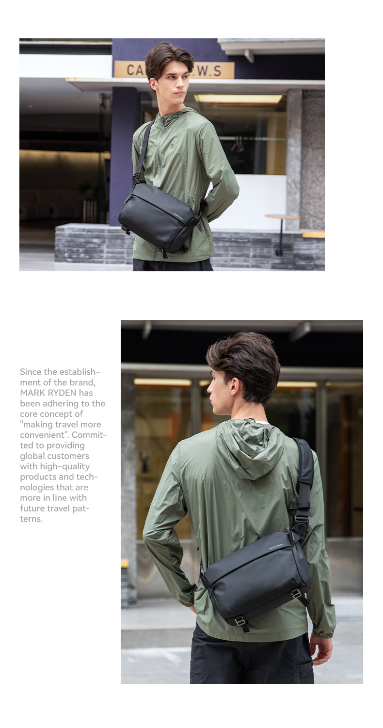 Mark Ryden Factory Wholesale Customised Men's Crossbody Bags Sport Riding Backpack Multifunctional Shoulder Bags