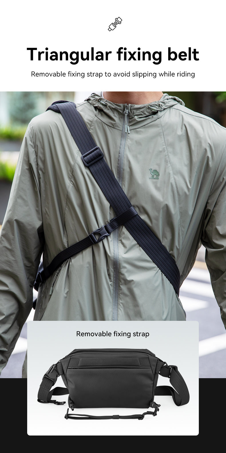 Mark Ryden Factory Wholesale Customised Men's Crossbody Bags Sport Riding Backpack Multifunctional Shoulder Bags